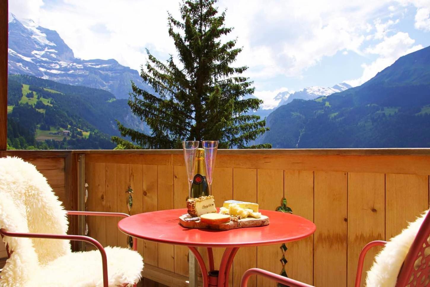 Holiday Flat #1, Chalet Aberot, Wengen, Switzerland Екстериор снимка