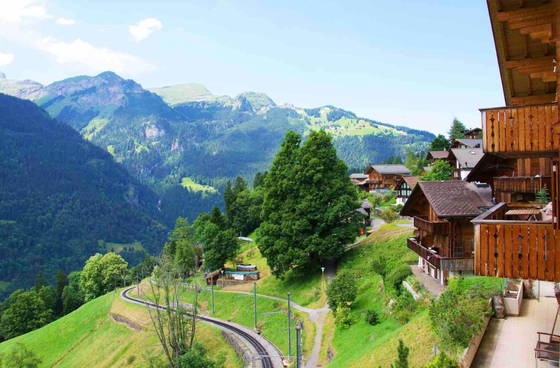 Holiday Flat #1, Chalet Aberot, Wengen, Switzerland Екстериор снимка