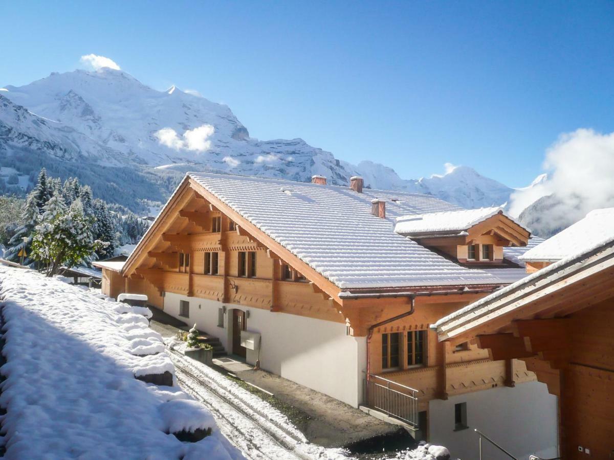 Holiday Flat #1, Chalet Aberot, Wengen, Switzerland Екстериор снимка